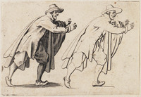 TvB G 4931
<br/>
Lopende man ("Capricci")
<br/>
<em>Callot, Jacques (1592 - 1635)</em>